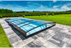 pool enclosure Albixon Sydney 4,5×8 (Single rail, Anthracite)