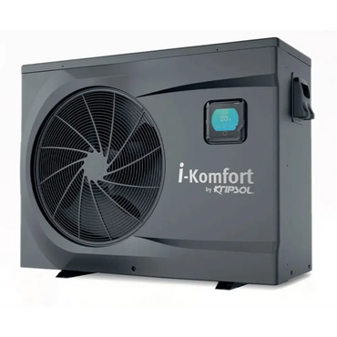 Kripsol i-comfort rc inverter passar pooler, mörkgrå enhet med fläkt och display 20