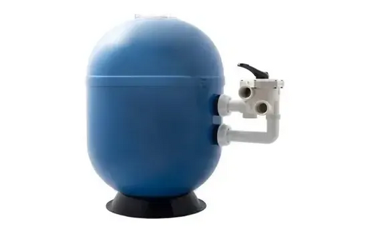 Blue spherical filter for private pools – to industrial standards