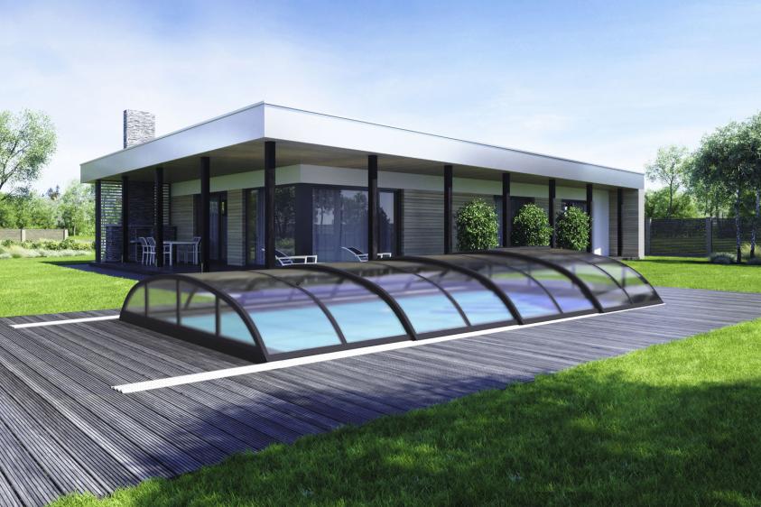 Pool Roof Smart 4×8 (Anthracite)