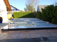 Pool Roof Master PLUS 4×10 Single Rail, 6 mm clear plastic