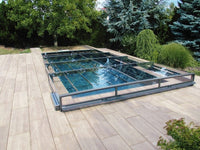 Pool Roof Master PLUS 4×10 Single Rail, 6 mm clear plastic