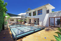 Pool Roof Master PLUS 4×10 Single Rail, 6 mm clear plastic