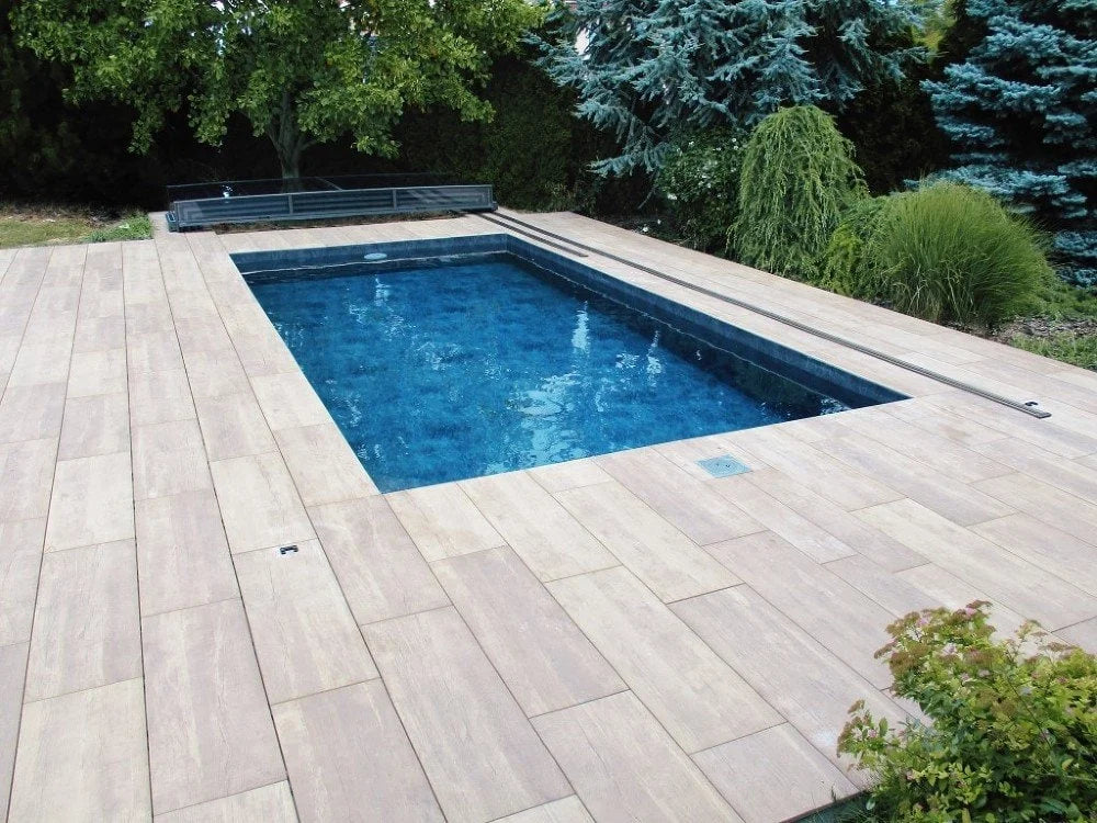 Pool Roof Master PLUS 4×10 Single Rail, 6 mm clear plastic