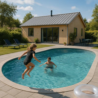 Oval Toscana pool