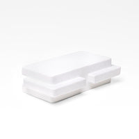 End piece for PPG polystyrene block