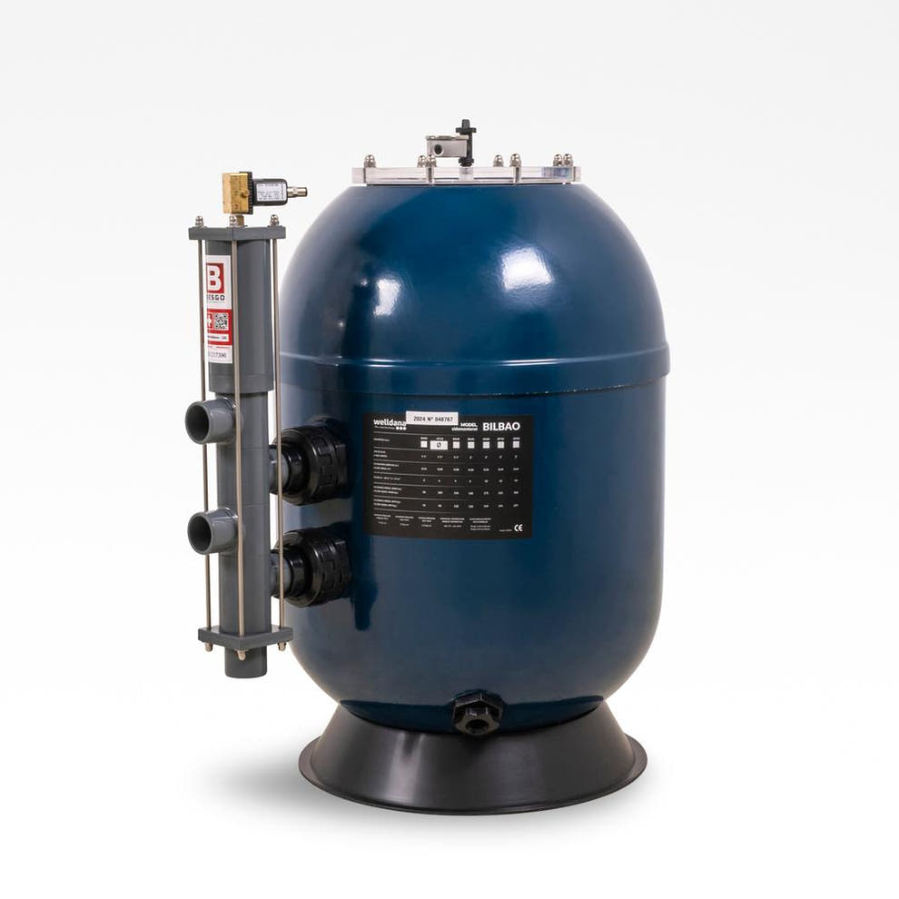 Bilbao Sand Filter with Top or Side Valve