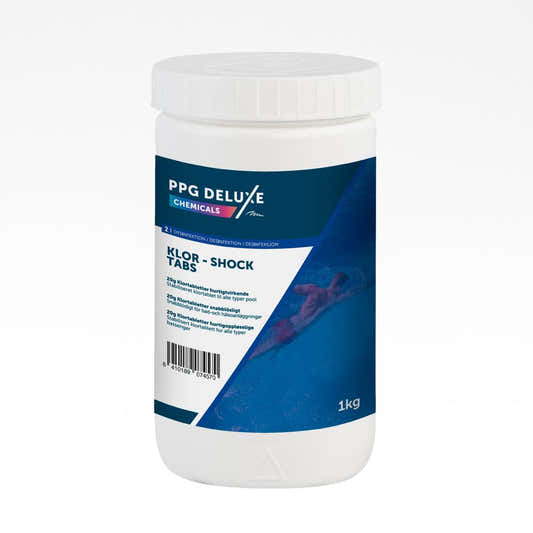 PPG Deluxe Rapid Chlorine Tablets 20 g, 1 kg PPG Deluxe Rapid Chlorine Tablets 20 g, 1 kg