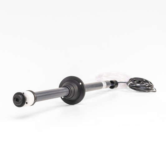 Suction lance with level sensor for chemical container