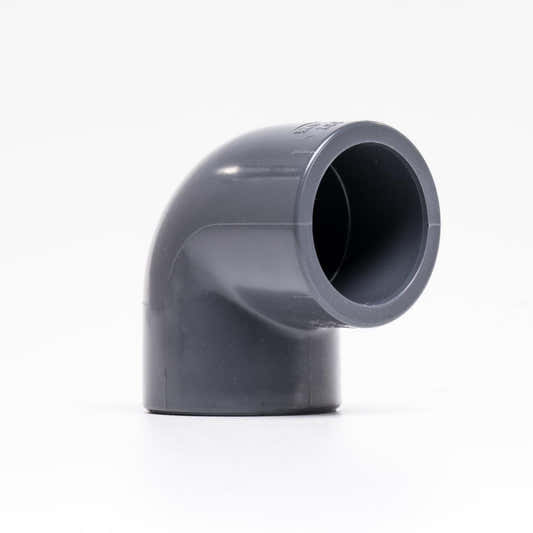 PVC 90° elbow – threaded/solvent-weld connection