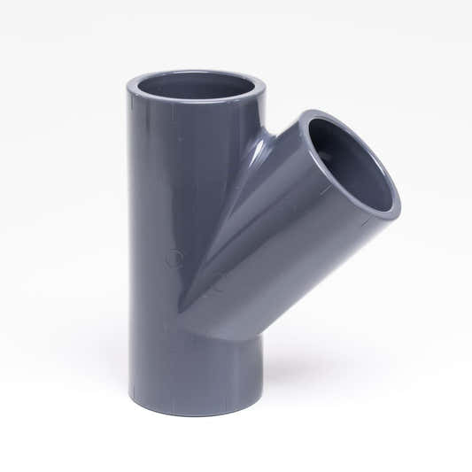 PVC Y-fitting 45° – 50 mm