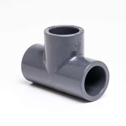 PVC tees and reducing branch fittings