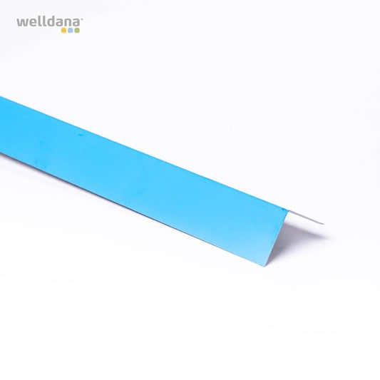 Blue liner flashing, angle model – 5 × 5 × 200 cm