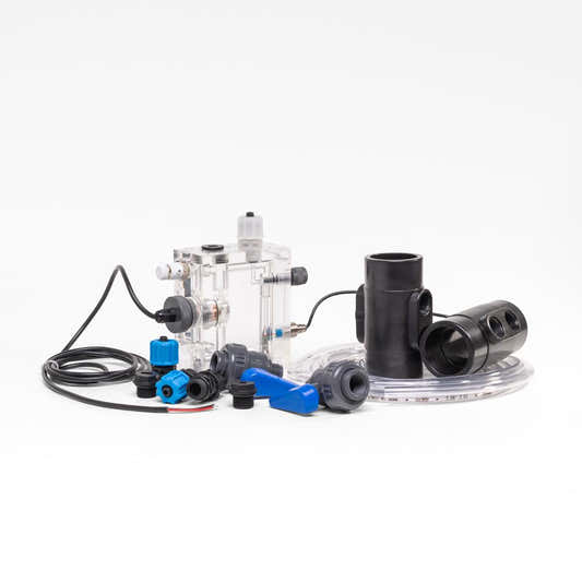 Sensor kit for free chlorine with a flow cell