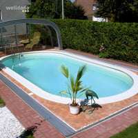 Oval Toscana pool