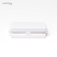 End piece for PPG polystyrene block