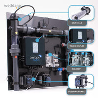 DA-Gen pool control with salt chlorinator