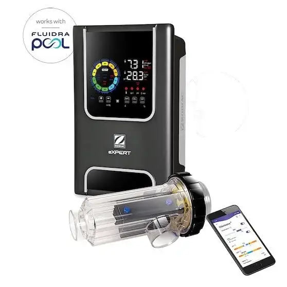 Zodiac Expert självreglerande poolrengöringskontrollenhet med display och filter